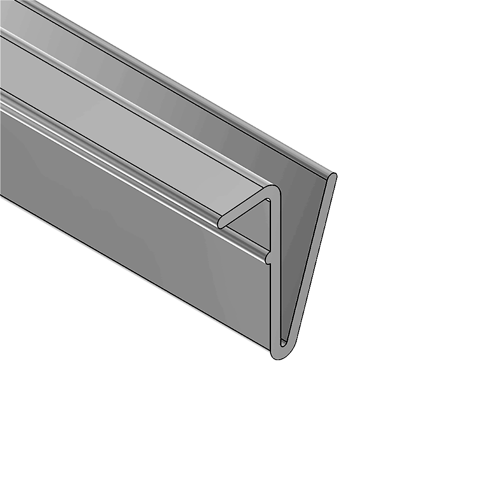 MODULAR SOLUTIONS SEALING PROFILE 30 SERIES RETAINING INSERT, RIGID PANEL GASKET, 8'